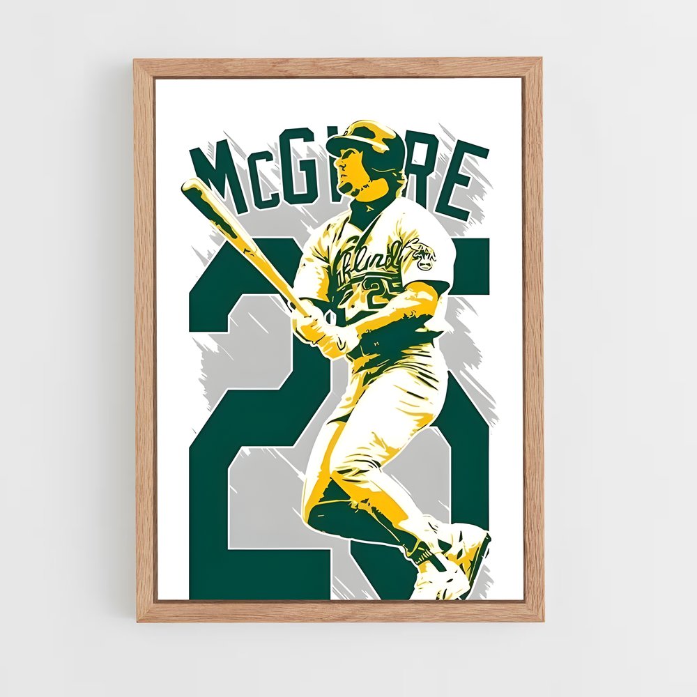 Poster Mark Mcgwire – affiche Baseball (vue 4)